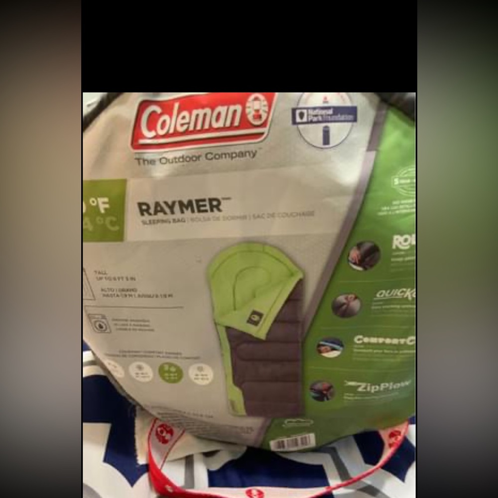 New in bag sleeping bag for camping